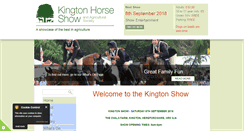 Desktop Screenshot of kingtonshow.co.uk