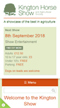 Mobile Screenshot of kingtonshow.co.uk